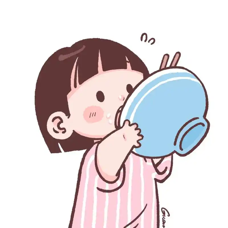 原创|干饭人系列闺蜜 情侣头像9990#头像 #可爱 #情侣 - 抖音