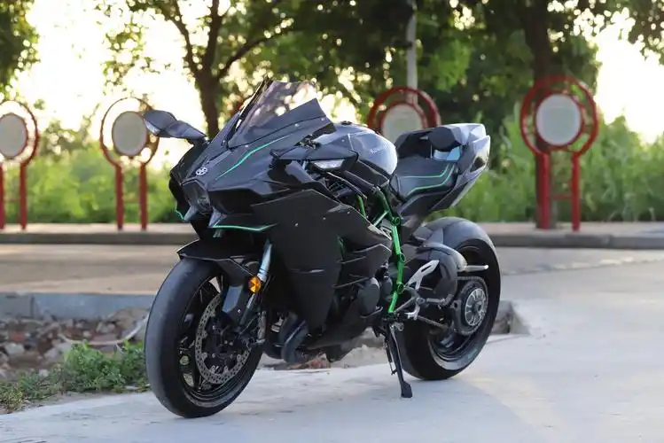 一折摩托车跑车 二手_二手川崎小忍者400c国产h2摩托车整车地平线跑车