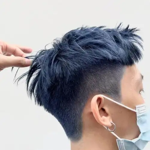 2022男士必备潮流免漂发色推荐蓝黑色