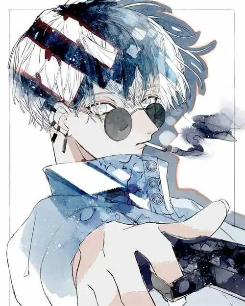 二次元盐系小哥哥插画集,精选动漫美少年图片大全 - 元艺考