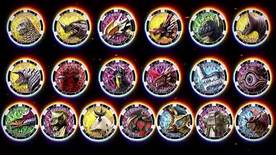 者各种怪兽力量的勋章由镝木也防照奥特勋章制作而成奥特曼奥特勋章