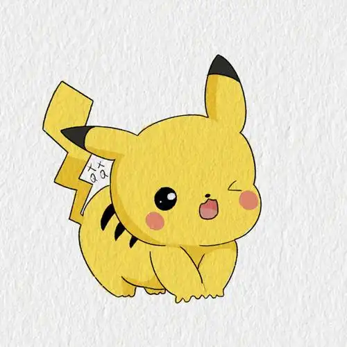 皮卡丘简笔画教程