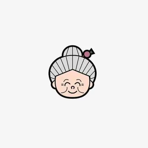 老奶奶可爱卡通头像_第1页