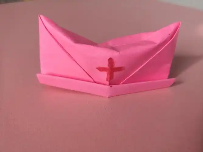 手工折纸武士帽宠物帽子制作教程第一板报网手工折纸帽子大全图解简单