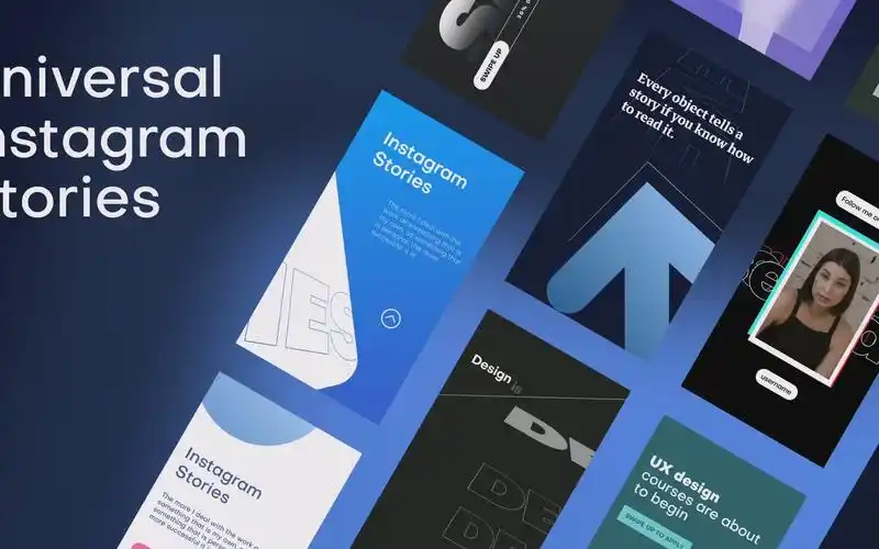 竖屏垂直分辨率开屏广告动态封面排版海报设计模板艺术海报模板广告