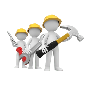 3d图片手绘3d图片 装修工3d小人