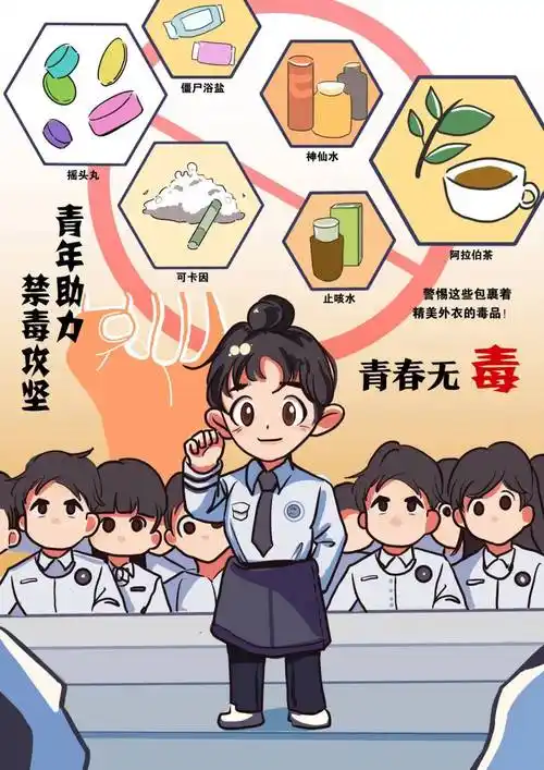 禁毒海报出炉,速来围观!