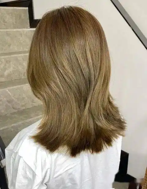 冷金茶色染发概技巧专业的方法染时尚的发色