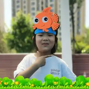 股市秘笈008淘宝幼儿园小蝌蚪找妈妈头饰头套青蛙白鹅金鱼小鸭子