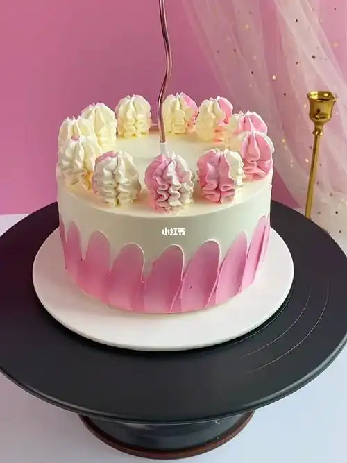 小仙女挚爱款简约款裱花蛋糕
