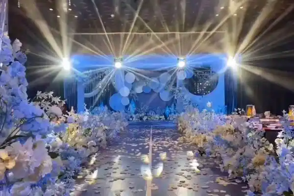 蒲白宴会厅蓝色主题婚礼