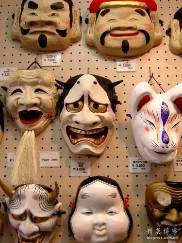 日本人的面具挺可憎,拍摄於日本东京浅草寺