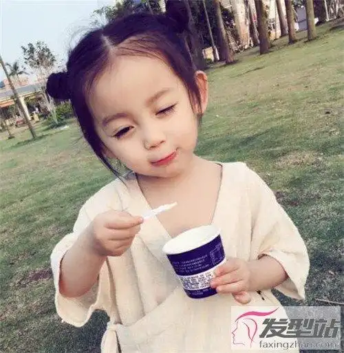 幼儿园小女孩发型清新可爱又软萌