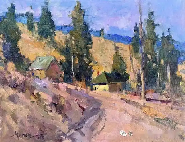 美国女画家安拉森风景油画作品欣赏