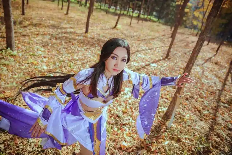 王者荣耀 露娜紫霞仙子cosplay