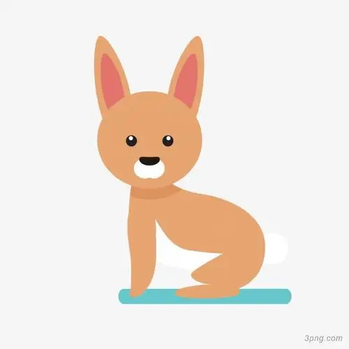 卡通可爱兔子png素材透明免抠图片动植人物