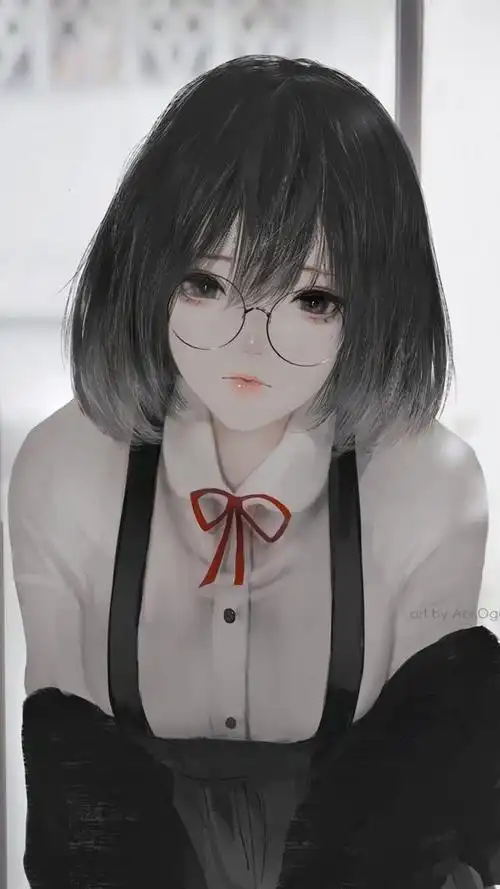 女生高冷系列,高清手机动漫壁纸图片