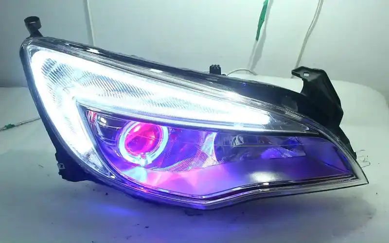 适用于09-14款别克英朗xt大灯总成改装双光透镜天使眼恶魔眼led日行灯