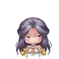 王者荣耀露娜紫霞仙子q版头像 微信游戏头像大全