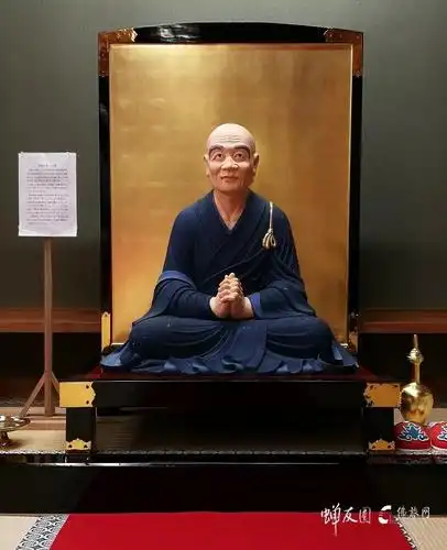 金刚峰寺讲堂,这里供奉着空海大师的师父,密宗七祖,长安青龙寺惠果