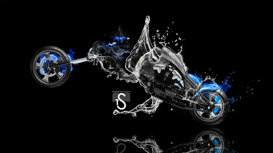 摩托车疯狂设计个性完美桌面壁纸