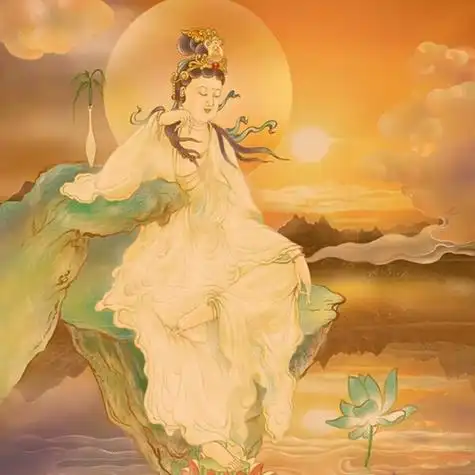 念佛女头像,高清唯美修行修心静心信佛女人适宜微信头像图片