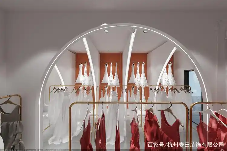 「杭州麦田装饰」婚纱店装修设计效果图一览