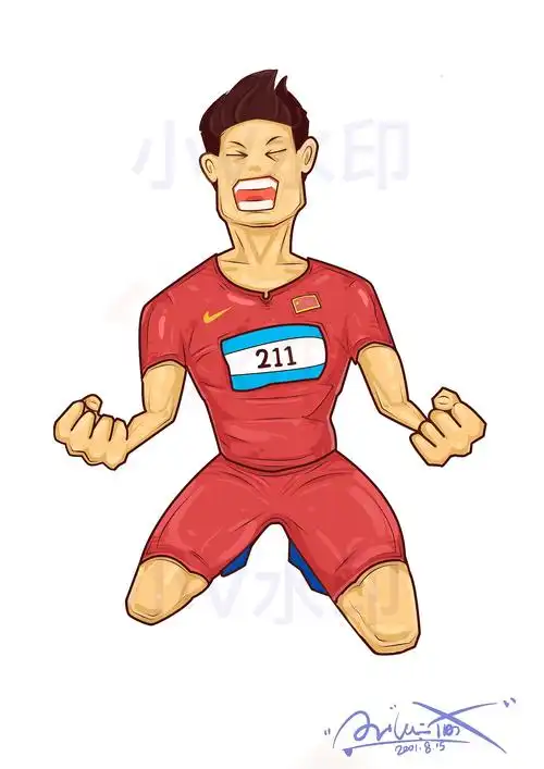 苏炳添 |插画|商业插画|z363332526 - 原创作品 - 站酷 (zcool)