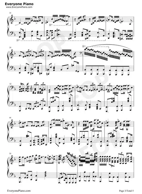 爱如潮水-张信哲《心事》的主打歌五线谱预览3