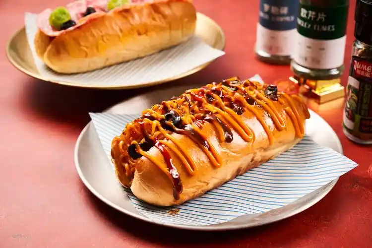 口感_热狗_美食