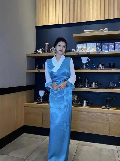 博拉藏服女新款民族服装藏装长裙显瘦修身气质装 黑色 m【图片 价格