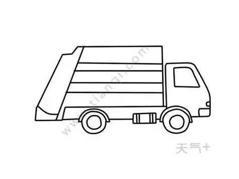 垃圾车简笔画垃圾车简笔画儿童画垃圾车简笔画垃圾车简笔画儿童画翻斗