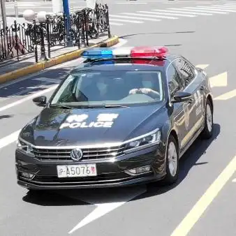【党旗飘扬在一线】侬好,我是特警巡逻车5076