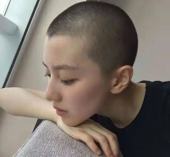 众多女星的光头造型中有的像鸡蛋有的很酷!