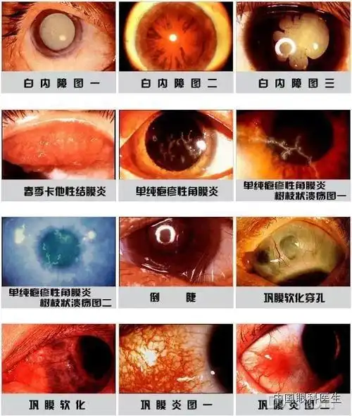 最全眼科疾病病例图片集锦(好东西要记得分享哦!