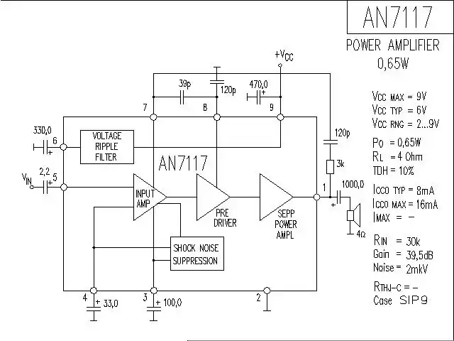 68种功放电路原理图