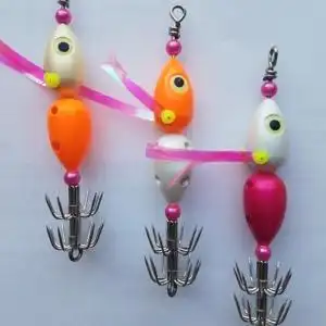 水滴珠钓饵小蚂蚁新款八爪鱼钩八带钩八代钩巴蛸钩章鱼钩木虾