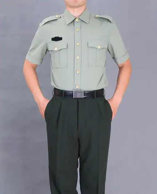 在礼陆军短袖衬衫男士夏常浅绿色制服衬衣松枝绿夏橄榄绿外lu仕短袖