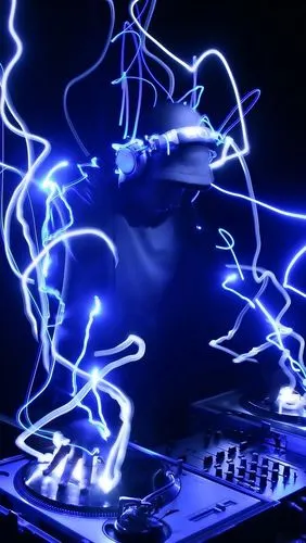 壁纸dj,霓虹灯,创意图片 2560x1600 hd 高清壁纸, 图片, 照片