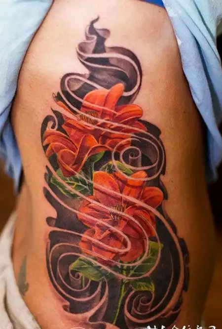 木槿花纹身_木槿花纹身图案_纹身木槿花图片大全 - 纹身秀