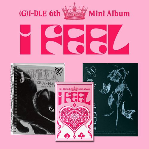 (g)i-dle gidle专辑 i feel 迷你6 女孩子们 cd官方小卡海报 周边