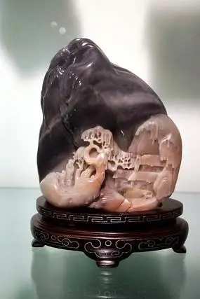 风雪夜归人无框画设计模板