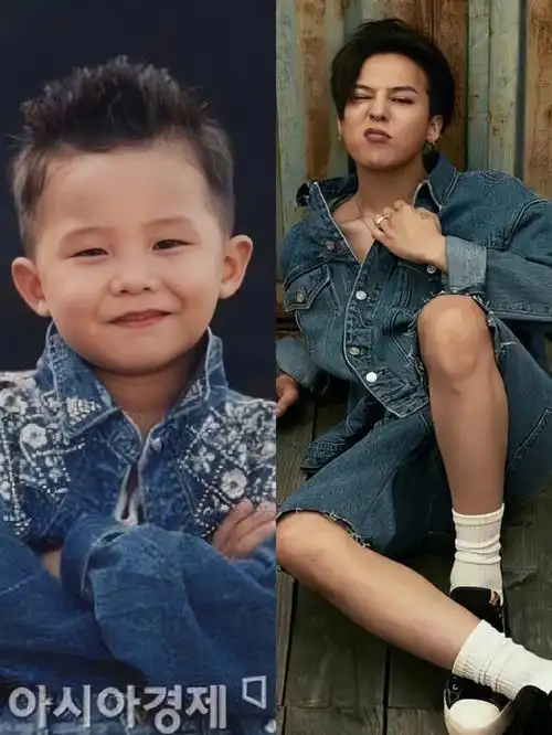 权志龙原来是从小酷到了大时尚弄潮儿