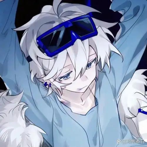 男生动漫头像(丧)