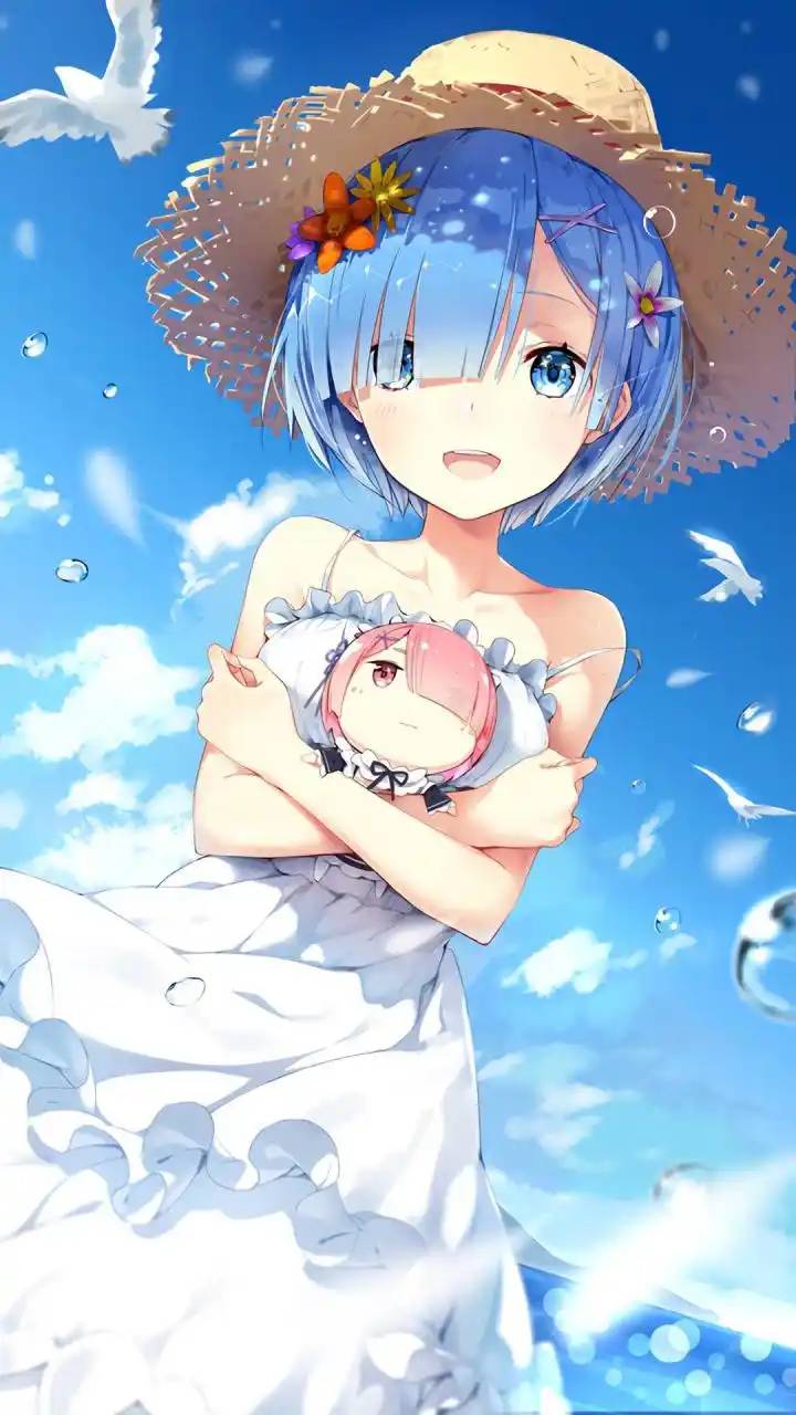 动漫壁纸# 《从零开始的异世界》雷姆竖屏手机壁纸,和上个动态壁纸