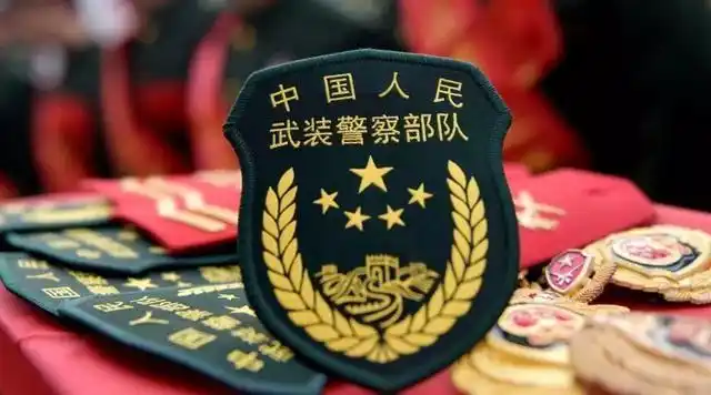向即将脱下军装的武警战友们致敬,这些胸标请收藏好