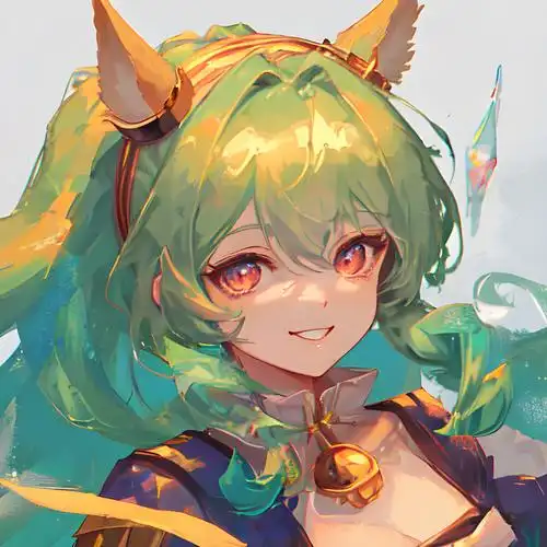 动漫人物可爱呆萌女孩头像