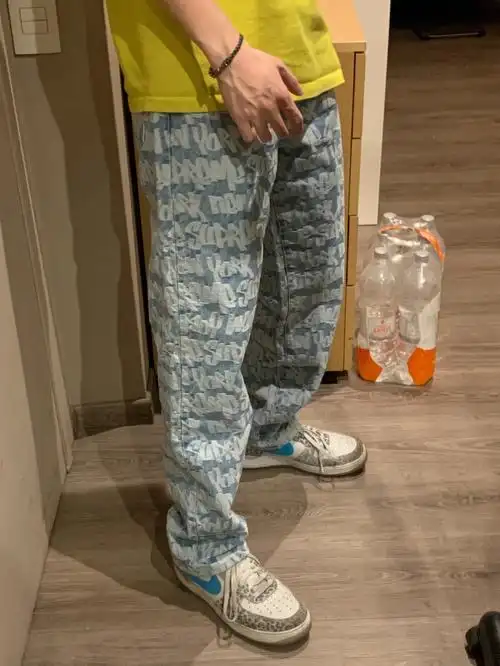 supremess22week1封神牛仔裤