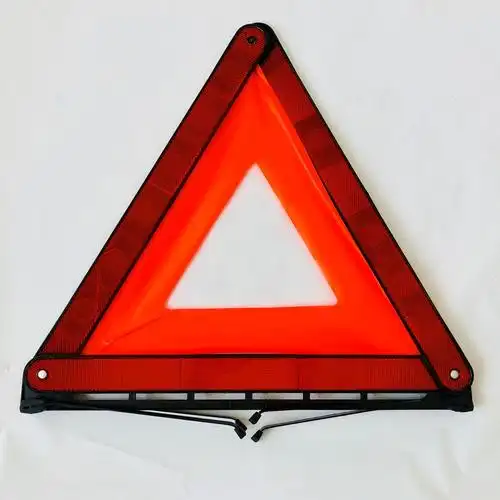 汽车警示牌三脚架车用故障反光停车安全国标 三角架 小红盒