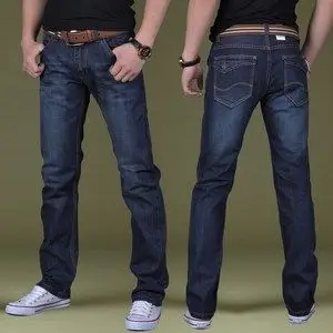 正品牌坦森马男春夏男士牛仔裤男休闲夏春款直筒宽松中年男长裤子